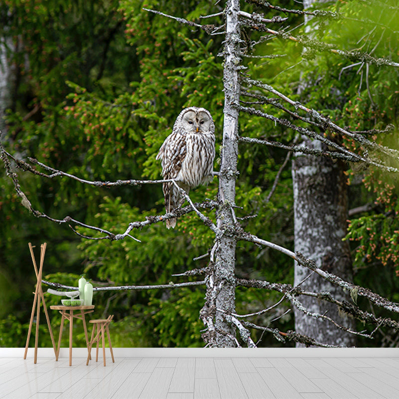 Mural 3D Contemporary Style Wild Animal Mildew Resistant Room Wall Covering