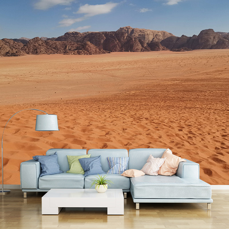 3D Mural Contemporary Style Desert Wall Mural Wallpaper Mildew Resistant Wall Covering