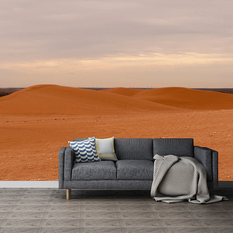 3D Mural Contemporary Style Desert Wall Mural Wallpaper Mildew Resistant Wall Covering