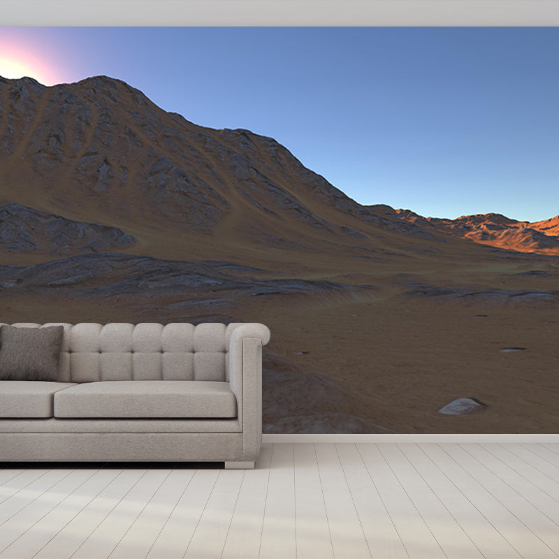 Natural Scene Contemporary Style Desert Wall Mural Mildew Resistant Wall Covering