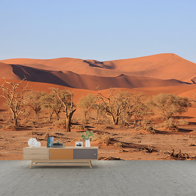 Natural Scene Contemporary Style Desert Wall Mural Mildew Resistant Wall Covering