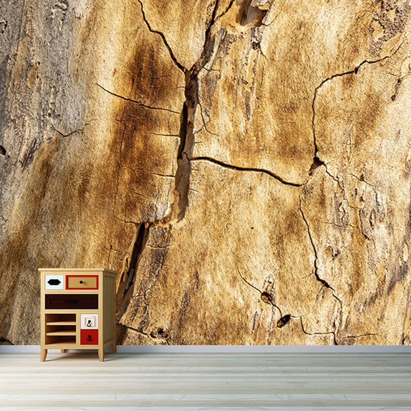 3D Print Industrial Style Wood Texture Mural Mildew Resistant Home Decor