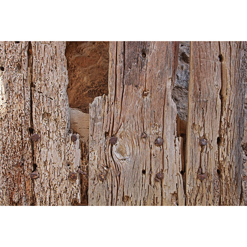 Wood 3D Industrial Style Wood Texture Mural Mildew Resistant Wall Decor