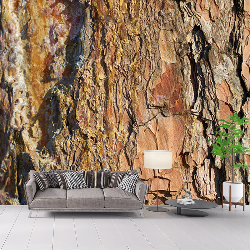 3D Print Industrial Style Wood Texture Mural Mildew Resistant Wall Art