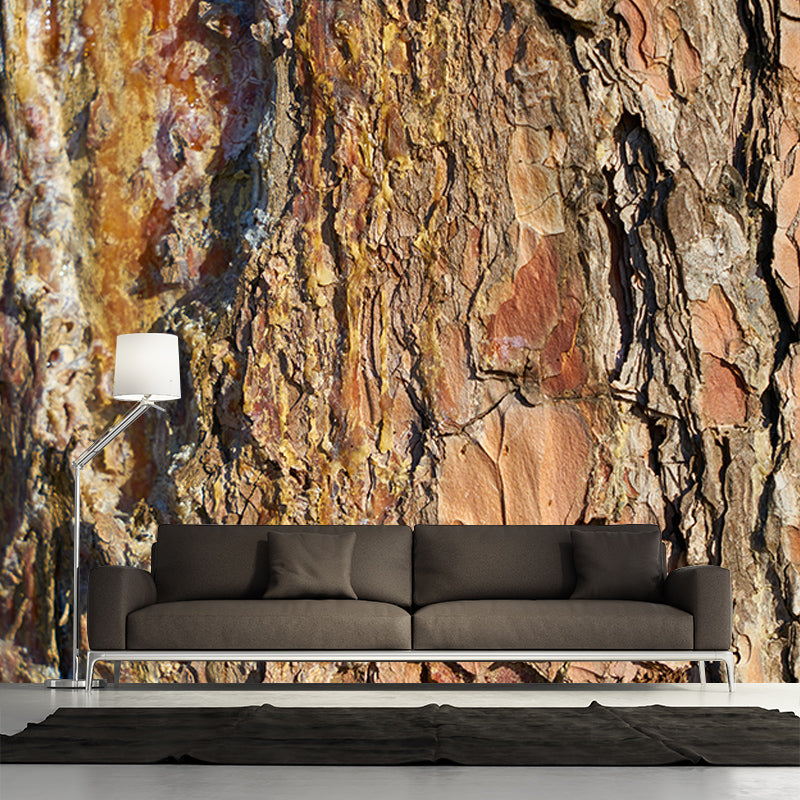 3D Print Industrial Style Wood Texture Mural Mildew Resistant Wall Art