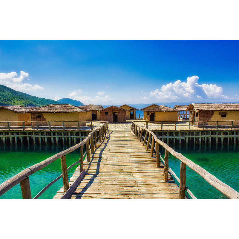 Space Extension Mildew Resistant Mural Wallpaper Bedroom Wall Decor