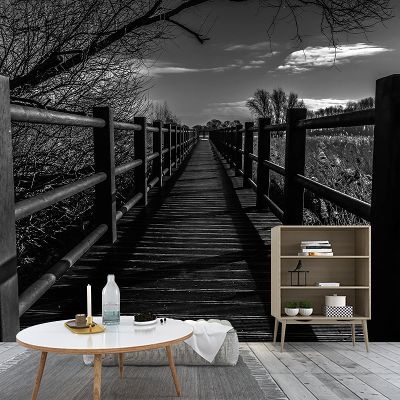 Environmental Space Extension Mural Wallpaper Photography for Bedroom