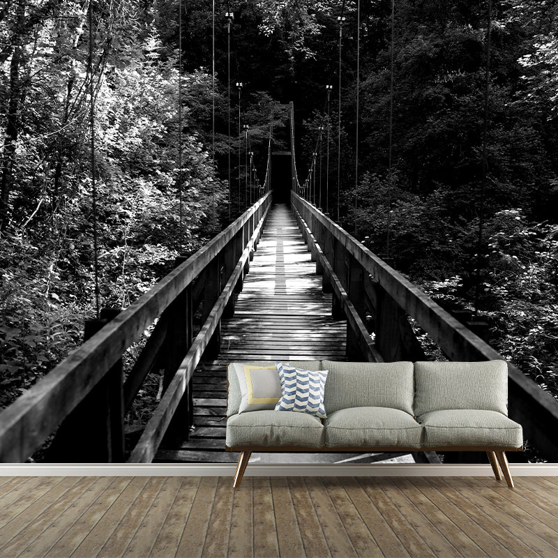 Bridge Scene Customized Space Extension Mural Wallpaper Photography Wall Art