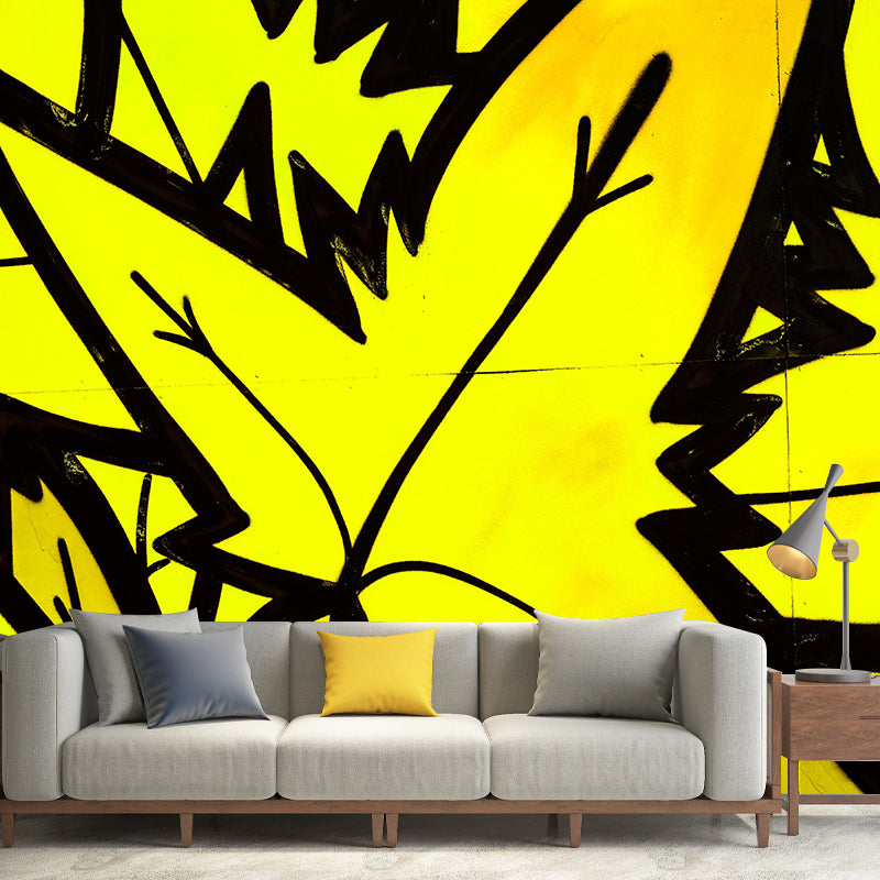 Geometry Print Mildew Resistant Wall Mural Wallpaper Decorative Wall Covering