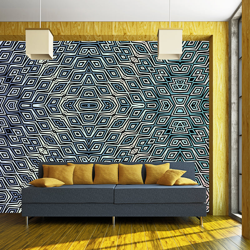 3D Geometry Customized Mildew Resistant Geometry Mural Wallpaper Decorative Wall Art