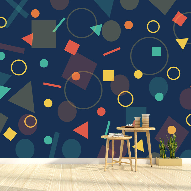 Optical Illusion Eco-friendly Geometry Wall Mural Wallpaper Decorative Wall Decor