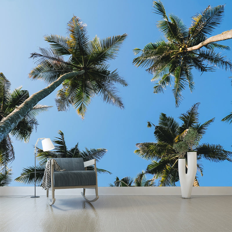 Mildew Resistant Tropical Palm Mural Wallpaper Photography Wall Covering