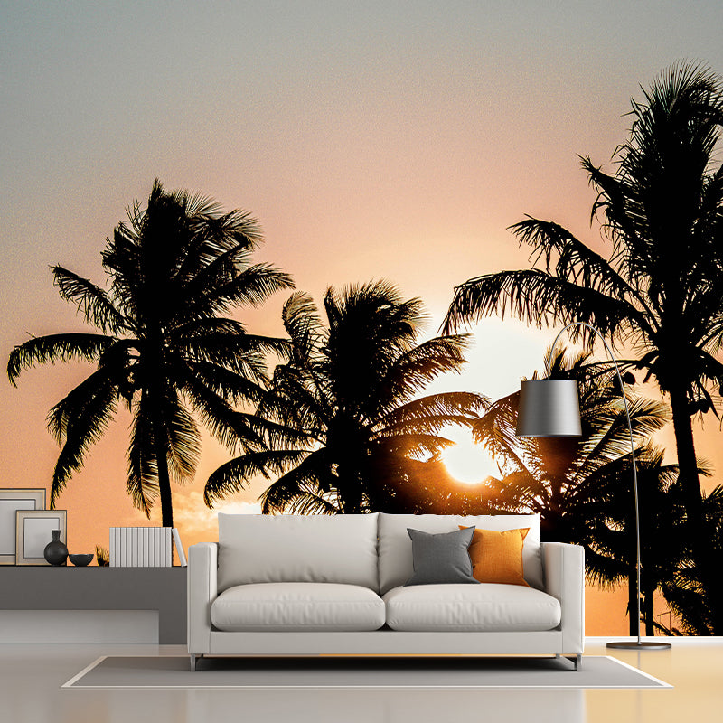 Mildew Resistant Tropical Palm Mural Wallpaper Photography Wall Covering