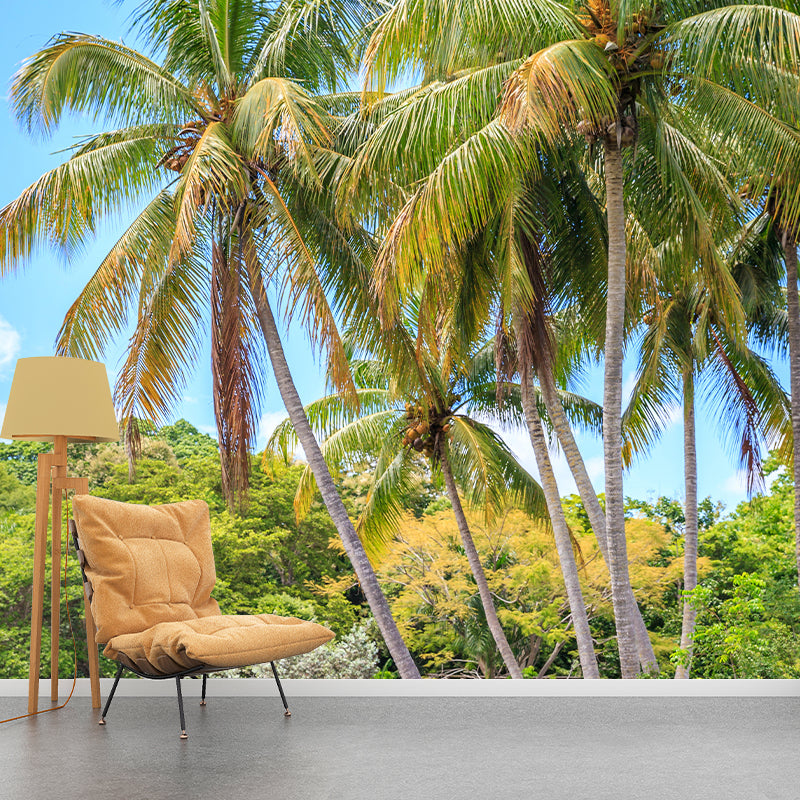 Tropical Palm Mildew Resistant Mural Decorative Photography Wall Covering