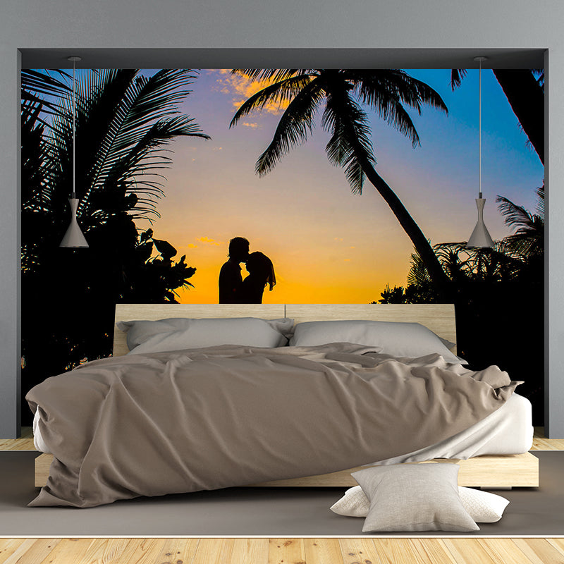 Holiday Eco-friendly Tropical Palm Mural Wallpaper Decorative Photography Wall Art