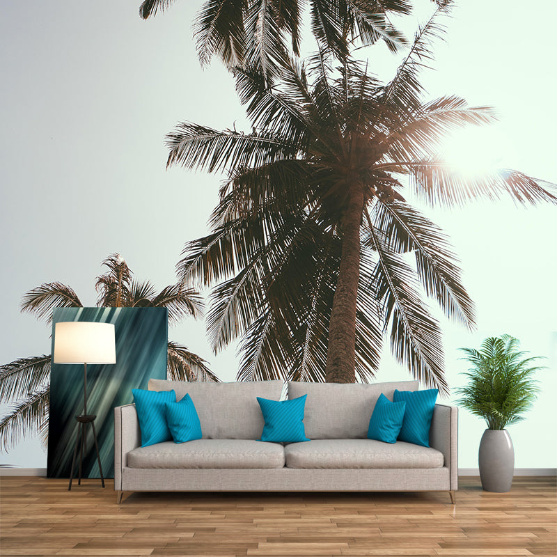 Tropical Scene Environmental Tropical Palm Mural Decorative Photography Wall Decor