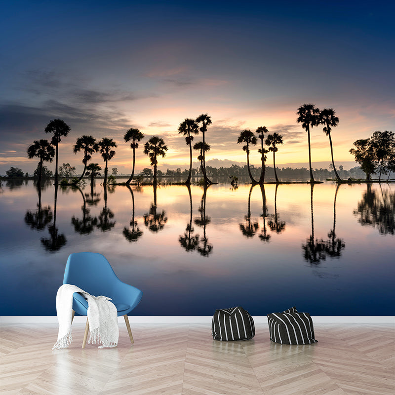 Tropical Scene Environmental Tropical Palm Mural Decorative Photography Wall Decor