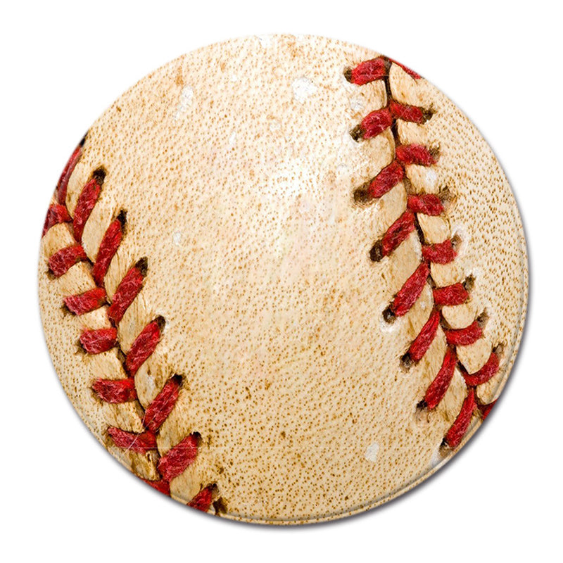 Wool Modern Rug Polyester Baseball Rug Stain Resistant Rug for Living Room