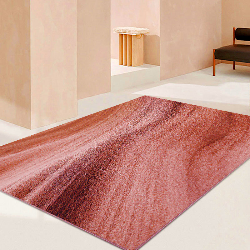 Blackish Green Graphic Rug Polyester Simple Rug Stain Resistant Rug for Living Room