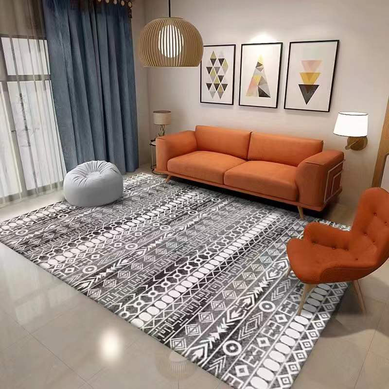 Impresión de la alfombra poliéster alfombra de manchas tradicional resistente a la alfombra para sala de estar