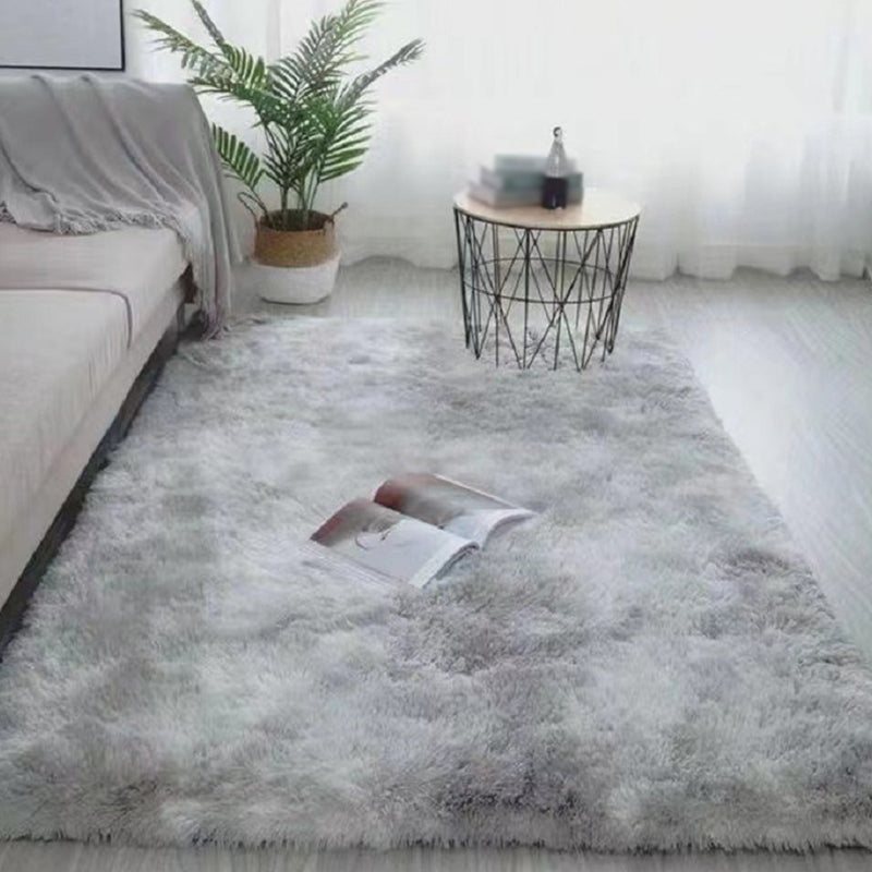 Modern Tie-dye Plush Rug Indoor Rug Washable Pet Friendly Carpet for Home Decor