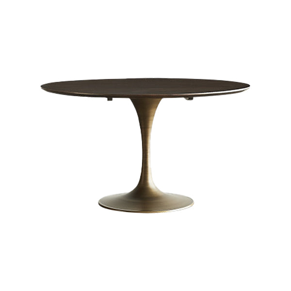 Round Tulip Base Dinette Table Traditional Luxury Dining Room Table for Home