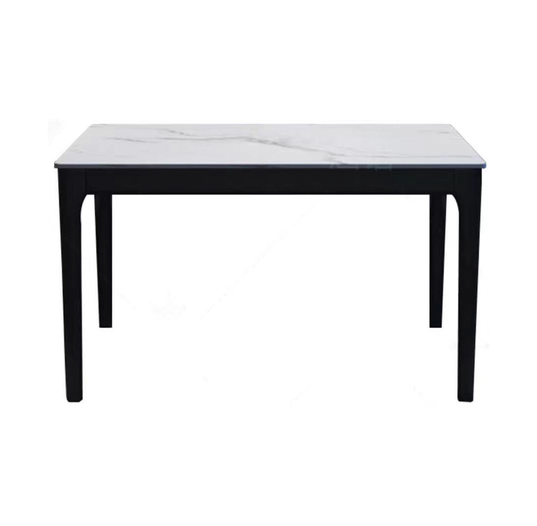 Midcentury Style Dining Room Collection Stone 4 Legs Dinette Table for Indoor