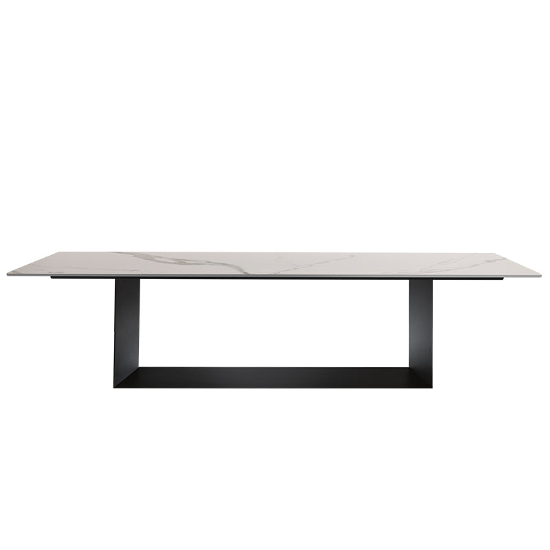 Metal Mesa de piedra sinterizada de rectángulo de lujo tradicional de lujo para el hogar