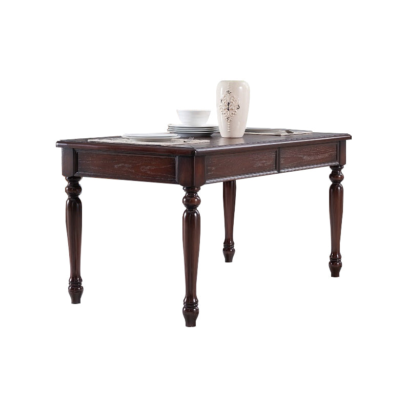 Mid-Century Modern Rectangle Dining Table Wood Table for Kitchen,55"L x 31.5"W x 29.5"H
