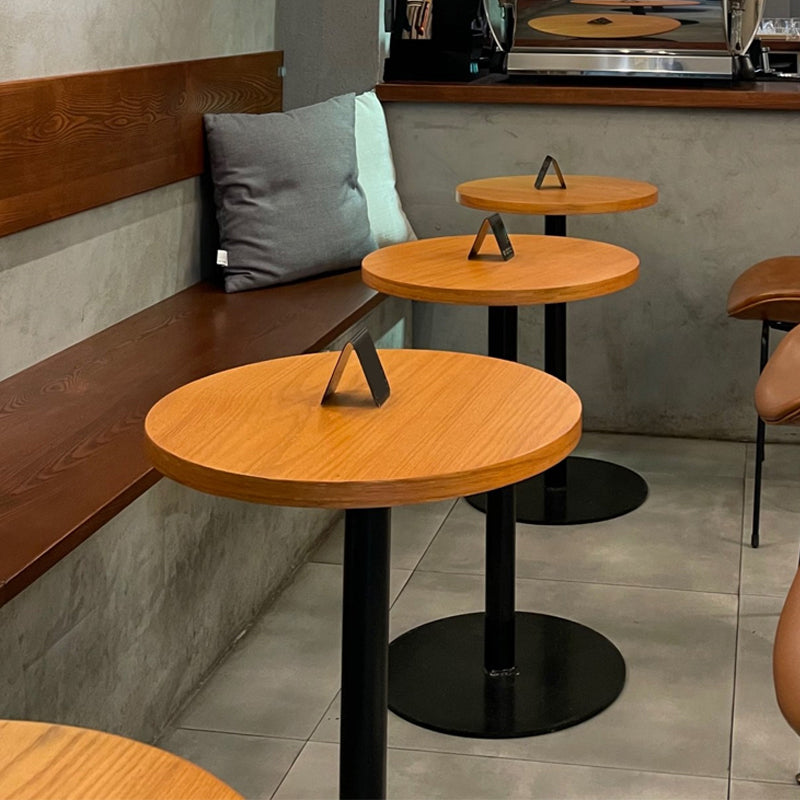 Pedestal Base Dining Site Table Industrial Style Dining Room Collection for Home