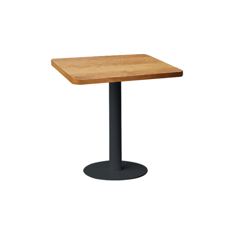 Pedestal Base Dining Site Table Industrial Style Dining Room Collection for Home