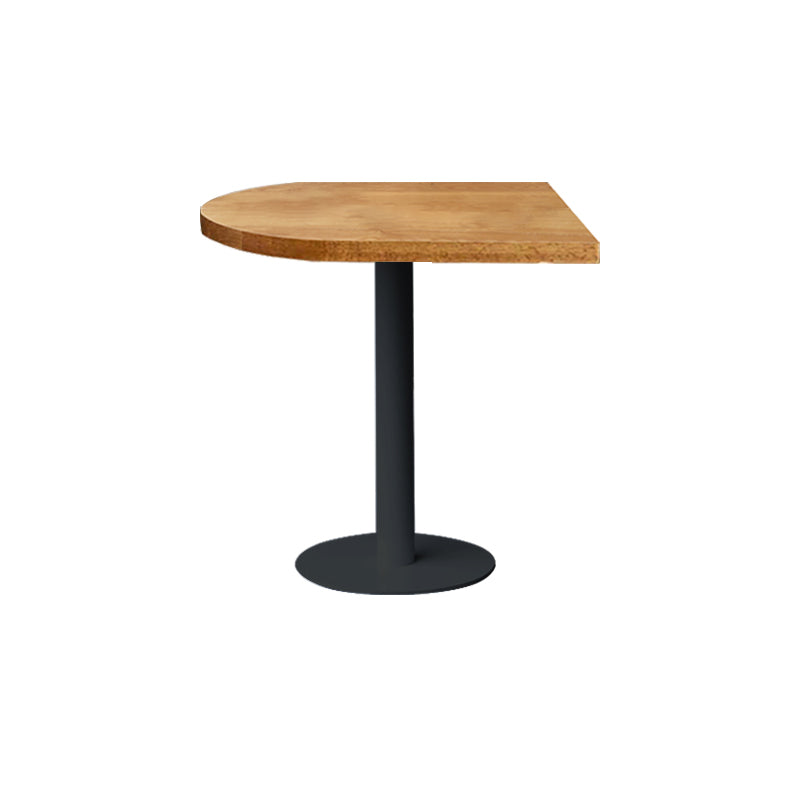 Pedestal Base Dining Site Table Industrial Style Dining Room Collection for Home