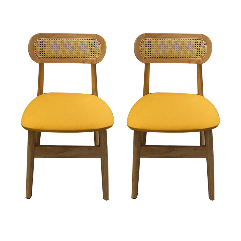 Chaises de salle à manger latérales en bois de chaise latérale de salle à manger à dossier ouvert de style moderne pour un usage domestique