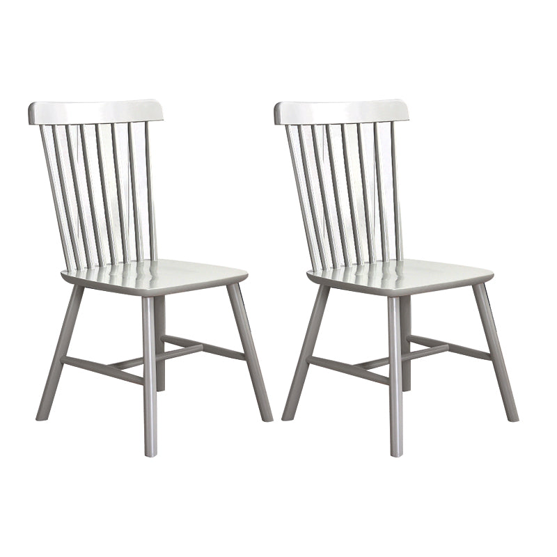 Chaises d'appoint contemporaines en bois, chaises de salle à manger à dossier Windsor pour la maison