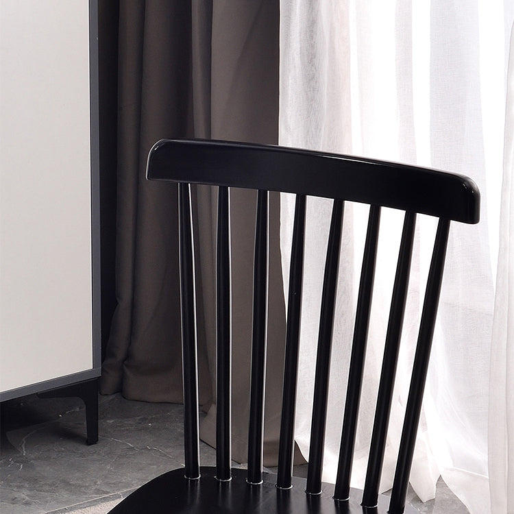 Sillas laterales contemporáneas de madera Sillas de comedor con respaldo Windsor para el hogar