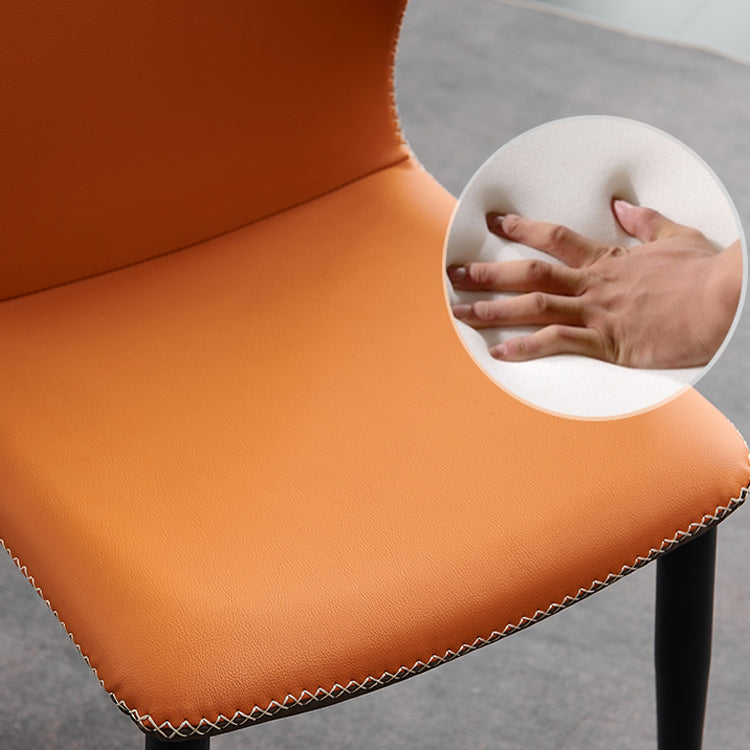 Metal moderno que cena la silla sin brazos del lado del Wingback de la silla para el uso del restaurante