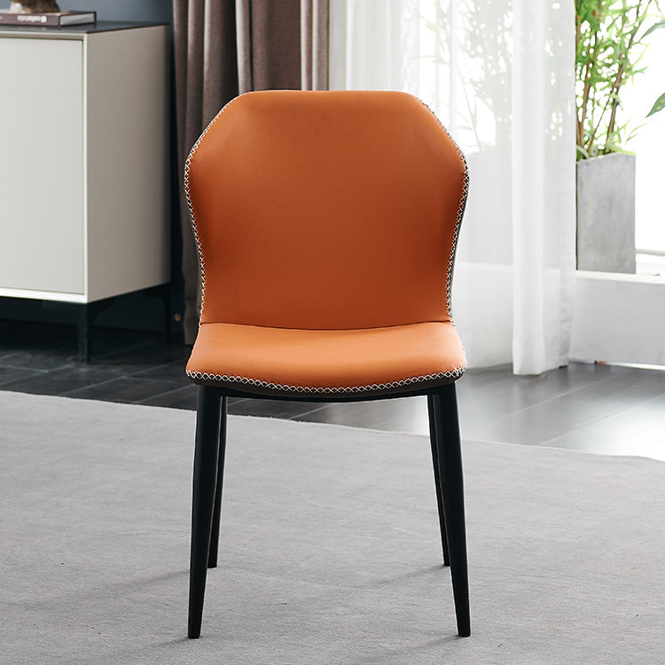 Metal moderno que cena la silla sin brazos del lado del Wingback de la silla para el uso del restaurante