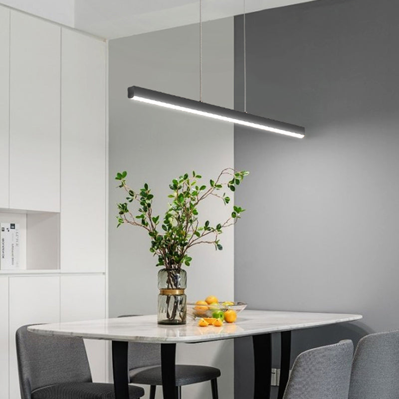 Luz de lámpara de araña de la isla moderna de 1 cabeza de restaurante accesorios de iluminación colgante