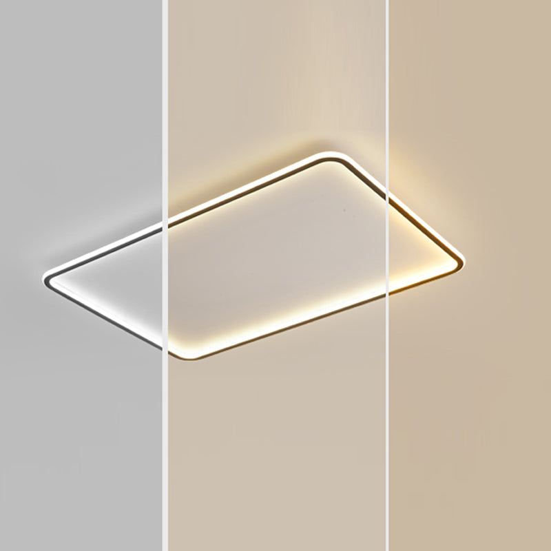 Simplicity Flush Mount Ceiling Lighting Fixture Geometry LED Ceiling Mounted Light