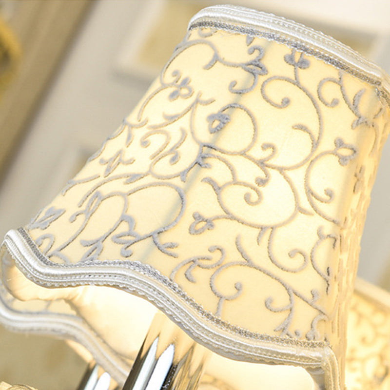 Candle Crystal Pendant Light European Style Chandelier Lighting Fixtures for Living Room