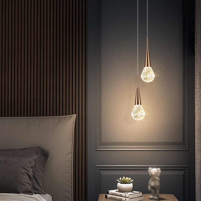 Lumières suspendues de ménage minimaliste