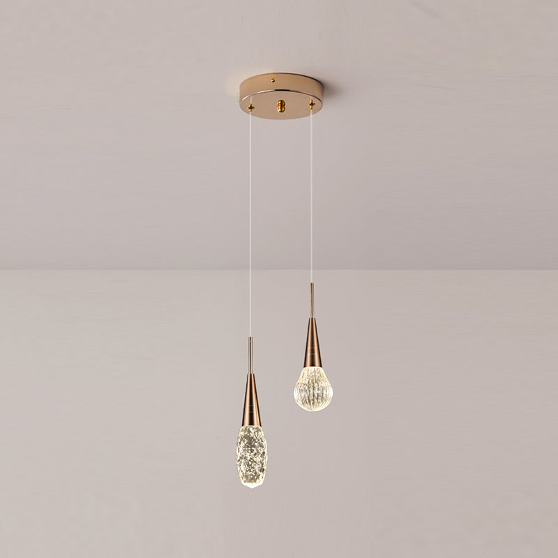 Lumières suspendues de ménage minimaliste