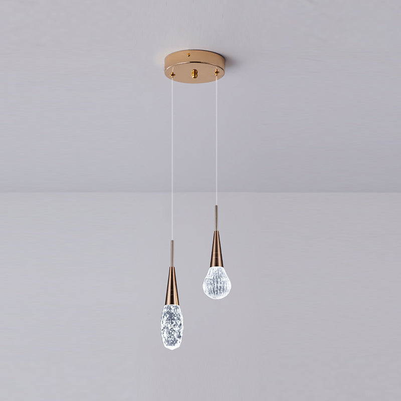 Lumières suspendues de ménage minimaliste