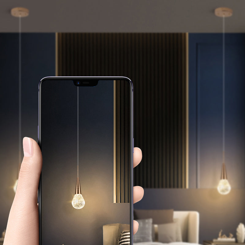 Lumières suspendues de ménage minimaliste