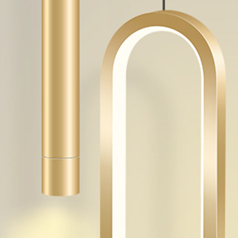 Lumière suspendue au ménage moderne Aménagement de pendentif linéaire pour le salon du salon