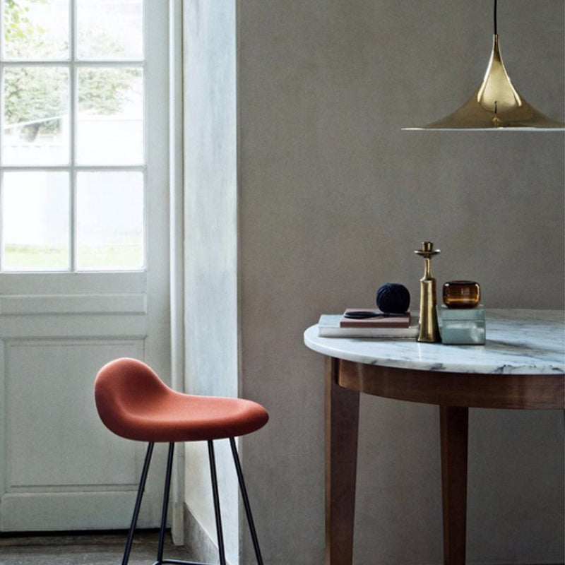 Postmodern Fared Pendant Lightture Metal 1-Light Dining Room Suspension Light