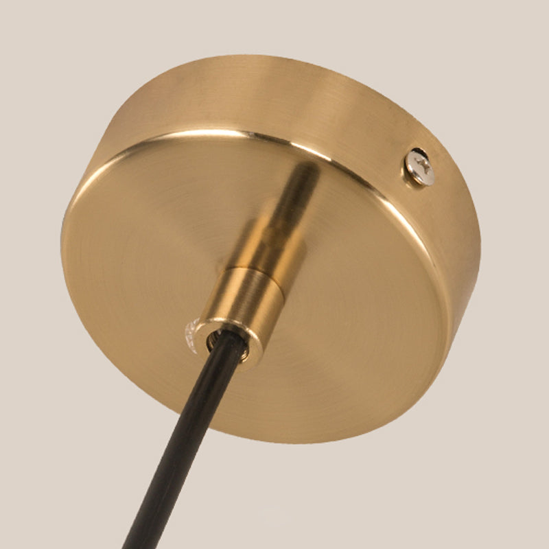 Postmoderne Light-Luxury suspendu lampe à pêche cylindrique en métal