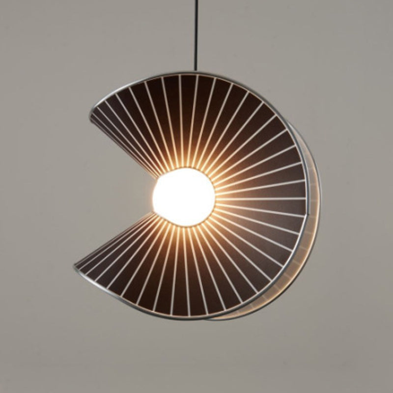 Tissu de la lampe à chute de forme de forme de forme irrégulière artistique Salle à manger à la lumière