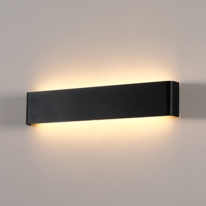 2-Lights Modern Wall Sconce Straight LED Wall Light with Aluminum for Bedroom