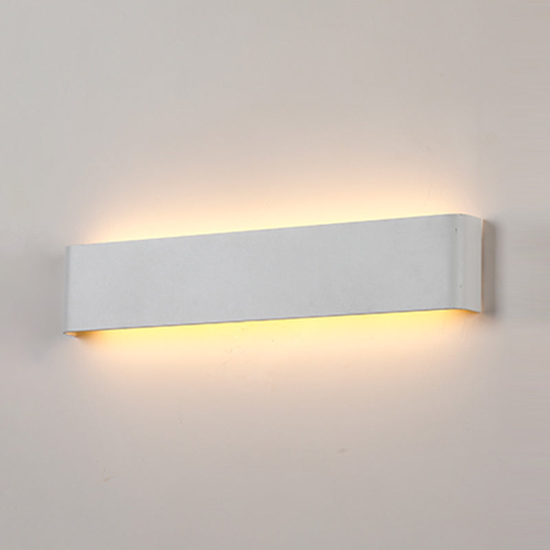 2-Lights Modern Wall Sconce Straight LED Wall Light with Aluminum for Bedroom